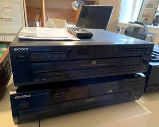 Sony and Kenwood 5 disc CD players