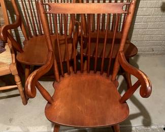 3 sturdy vintage chairs