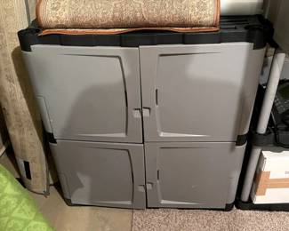 Rubbermaid storage cabinet