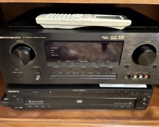 Marantz reciever. Sony DVD/CD player.