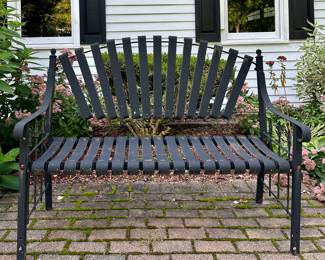 Outdoor Metal Bench