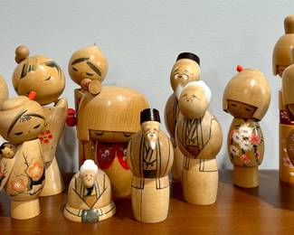 Japanese Kokeshi Dolls