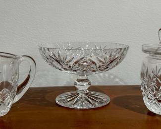 Waterford Creamer, Candy Dish & Condiment Jar
