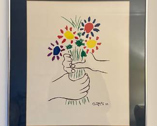 Picasso "Le Bouquet de Fleurs" Print