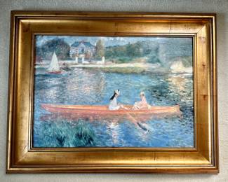 "The Skiff," Renior Print