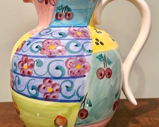 Hand Painted Pitcher (Made in Portugal)