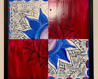 "Sunburst" Oil on Canvas