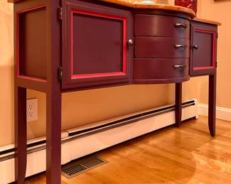 Design Center Custom Painted Buffet