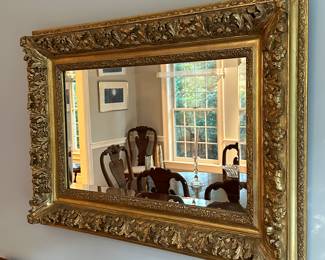 Carved Gold Mirror