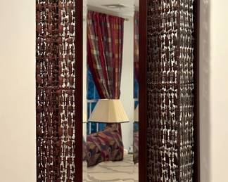 Reticulated Metal Mesh Mirror