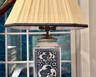 Asian Inspired Lamps with Lions