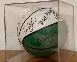 Autographed Celtics Basketball