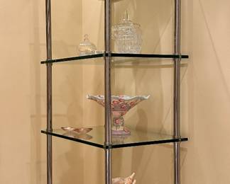 (6) Shelf Glass Etagere