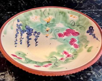 Q Squared Terracotta Plate