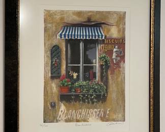 "Blanchisserie" Lithograph, Signed & Numbered