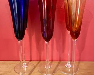 (6) Champagne Flutes