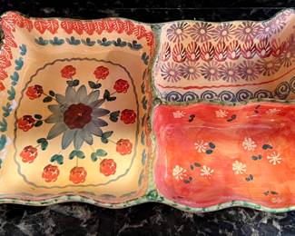 Art Pottery Serving Tray