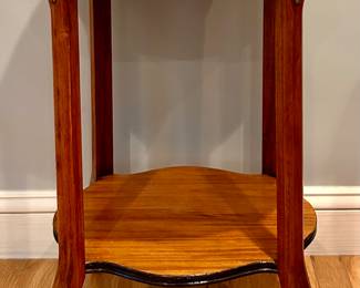 Side Table with Reticulated Gallery