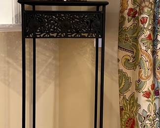 Pierced Metal Side Table