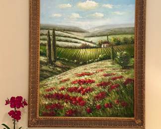 Acrylic on Canvas, Signed Paolino