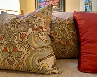 (4) Pottery Barn Down Pillows
