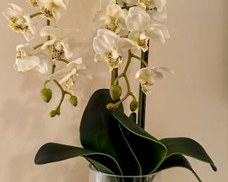 Faux Orchid in Acrylic Water