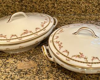 (2) Limoges Vegetable Tureens