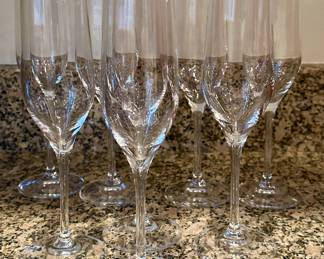 (7) Champagne Glasses
