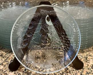 Pressed Glass Dessert/Luncheon Plates