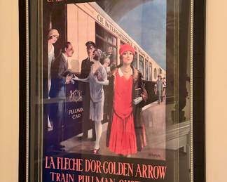 Framed French Poster