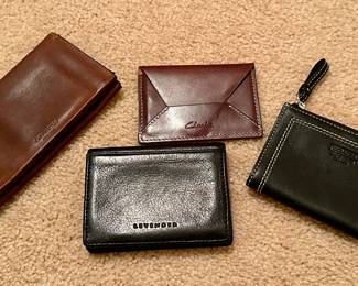 Coach, Clarks & Levenger Wallets