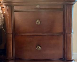 (2) Two Drawer Nightstands