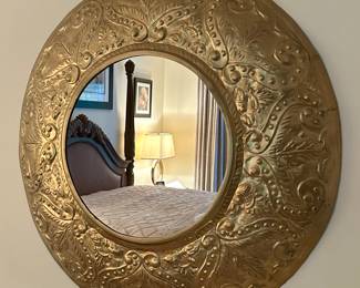 Ornate Metal Mirror