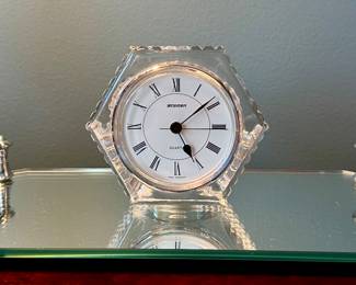 Staiger Clock & Mirrored Tray