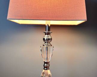 (2) Crystal Table Lamps