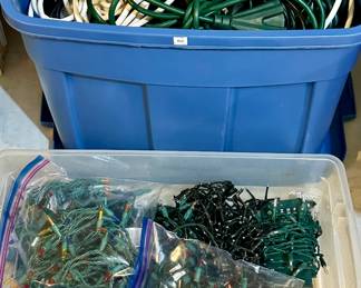 Christmas lights - organized and tested