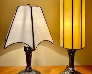 (2) Stained Glass Lights