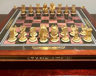 Franklin Mint King Tut Chess Set