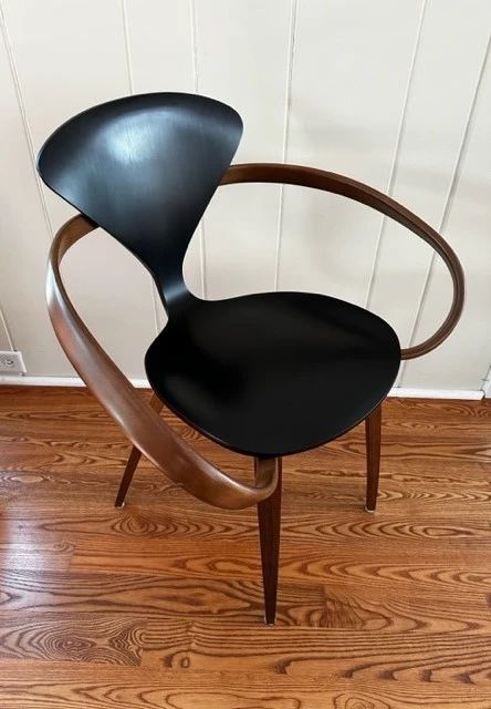 Norman Cherner mid-century pretzel chair, original