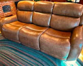 Brand new Leather Sofa Recliner from HOM Furniture