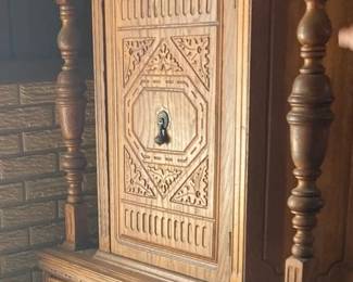 Carved Temple Wood Cabinet