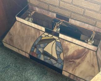 Stained Glass Pool Table Lamp