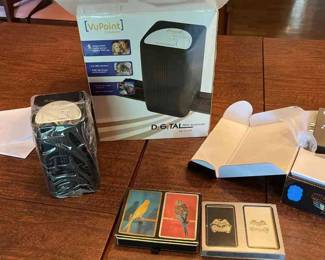 Digital Film Scanner And Cards To Play While Waiting To Load