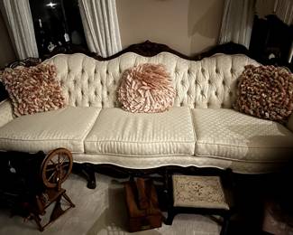 Part of a Parlour Suite - solid wood, in Like new condition