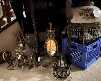 Hanging antique lights