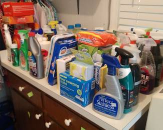 LOTS of cleaning supplies! $1.00 each!