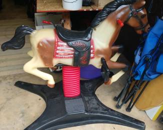 Vintage rocking horse in excellent condition 