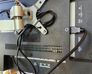 21" Insignia flat screen smart TV, on wall mount