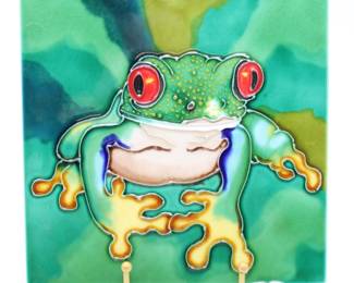 Decorative Ceramic Tree Frog Tile