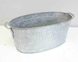 Oval Metal Tub
